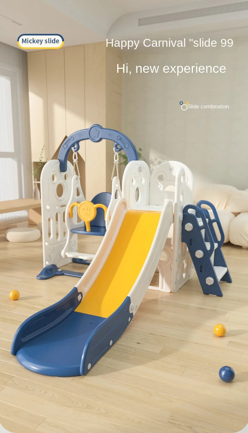 Slide Child Children's Sliding Board Indoor Home 2 To 10 Years Old Baby Slide Swing 3 In 1 Family Multifunctional Playground